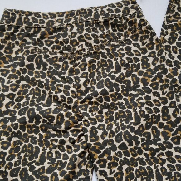 Free People Leopard Print Belle Pants Size 25 - Picture 11 of 13